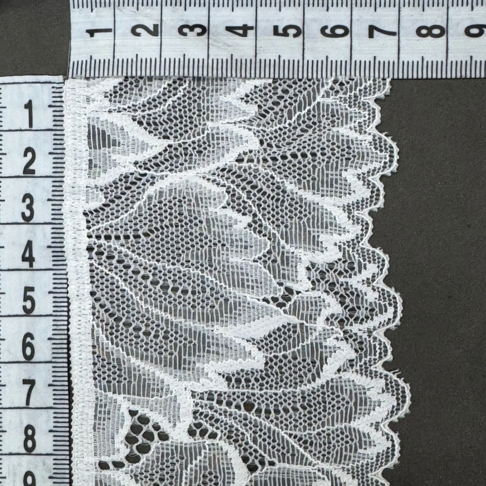 Мереживо стрейч 70027 (238 ярдів), білий