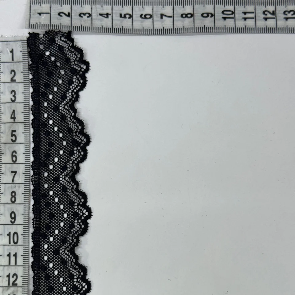 Мереживо стрейч 83044 (796 ярдів), чорний