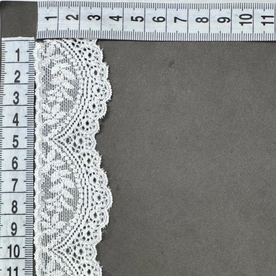 Мереживо стрейч 83045 (560 ярдів), білий