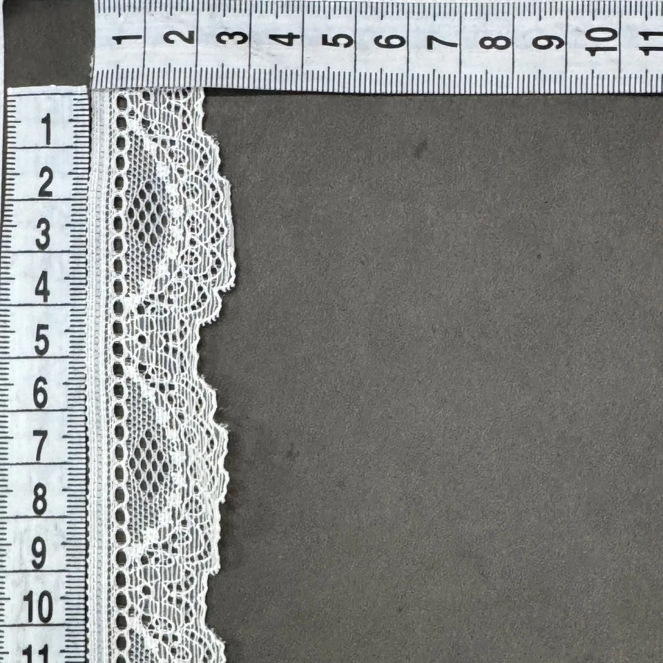 Мереживо стрейч 83036 (520 ярдів), білий