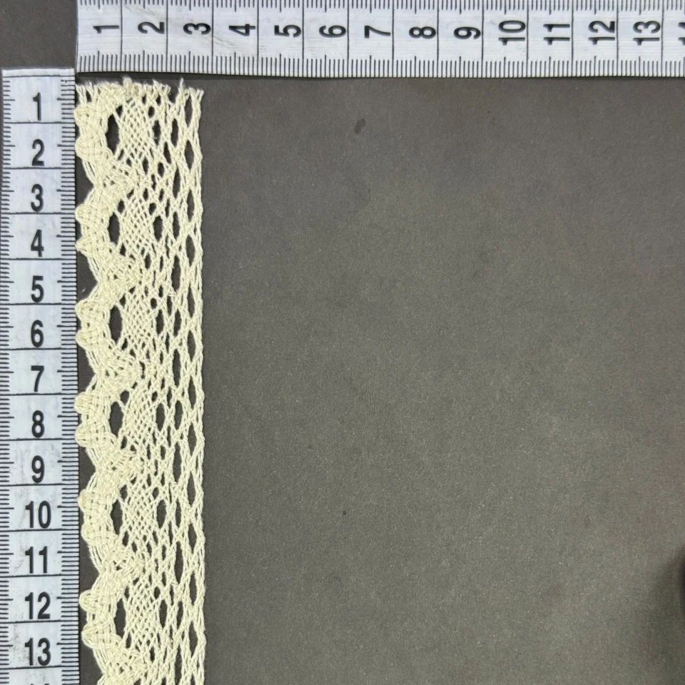 Мереживо макраме 6003 3 см. (200 ярдів/182,8 м.), молочний