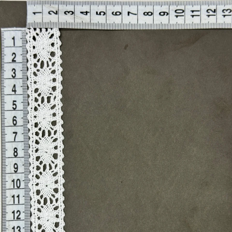 Мереживо макраме 6448 2 см.(200 ярдів/182,8 м.), молочний