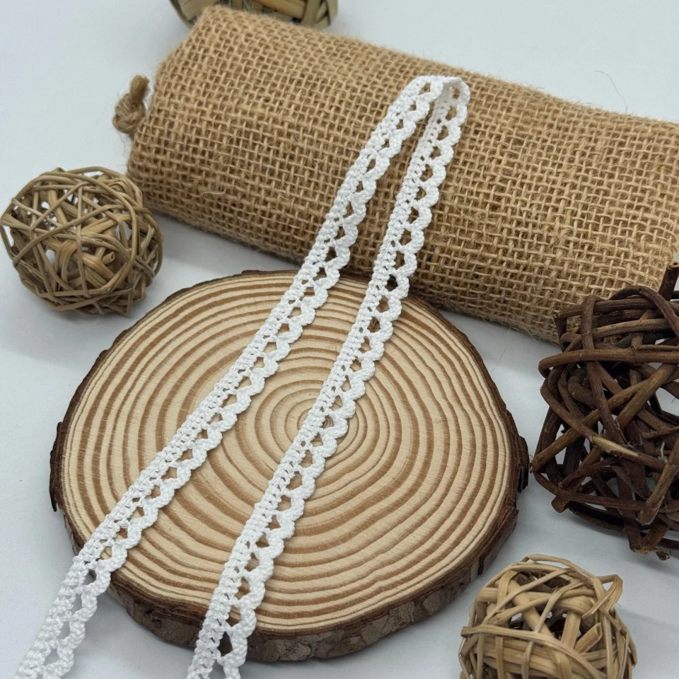 Мереживо макраме 6577 1 см.(300 ярдів/274,3 м.), білий