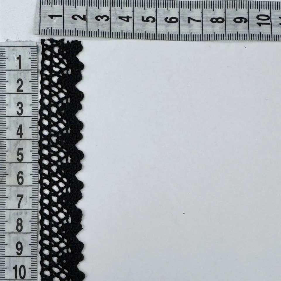 Мереживо макраме 7270 (200 ярдів/182,8 м.), чорний
