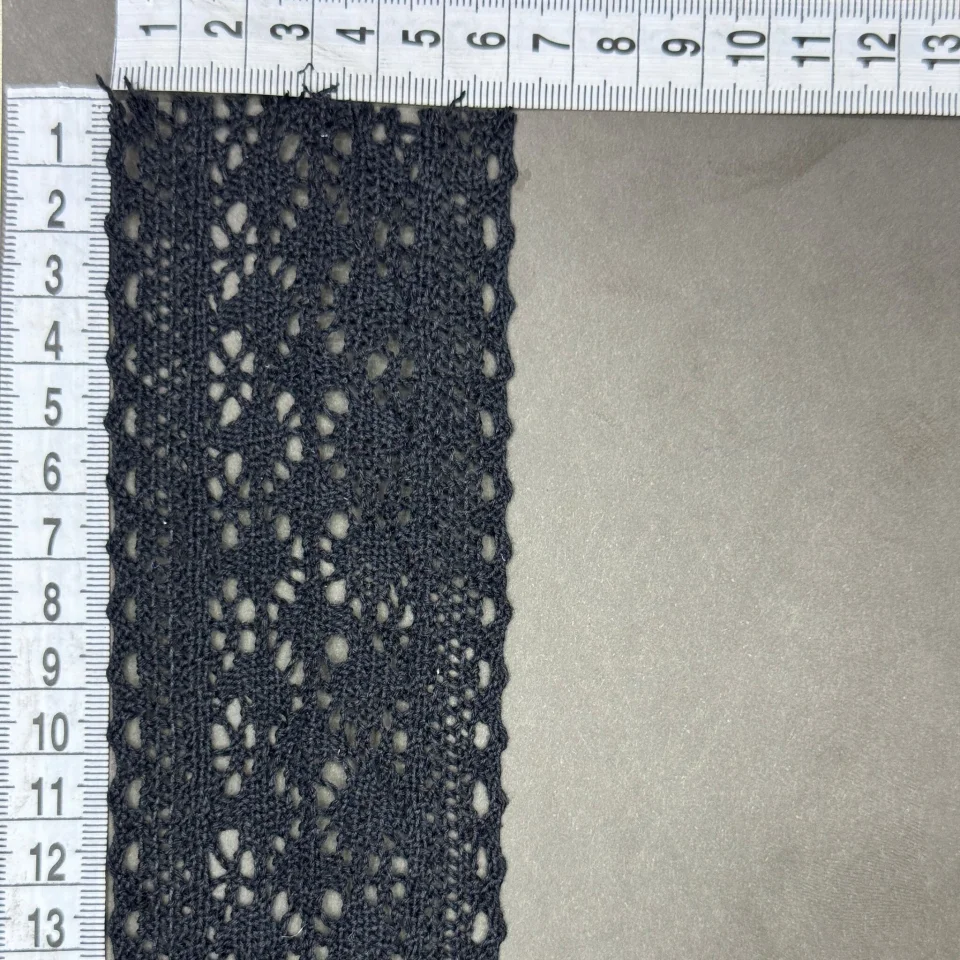 Мереживо макраме 6001 (100 ярдів/91,4 м.), чорний