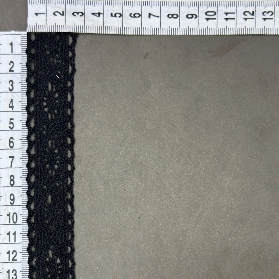 Макраме кружево 5106 2,5 см (300 ярдов/274,3 м.), черный