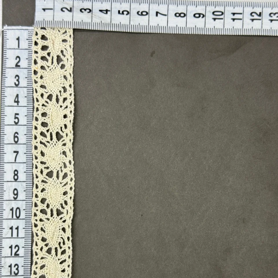 Мереживо макраме 5115 рівний край 2 см.(300 ярдів/274,3  м.), бежевий