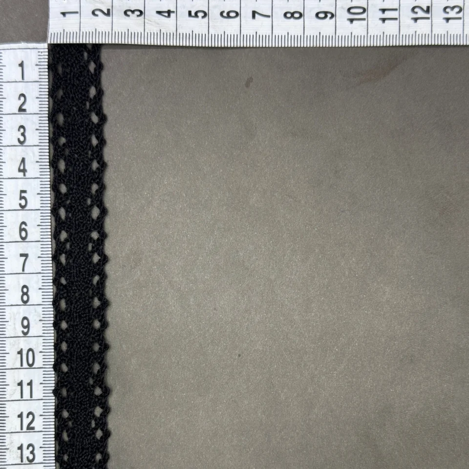 Мереживо макраме 8311 2 см. (300 ярдів/274,3 м.), чорний