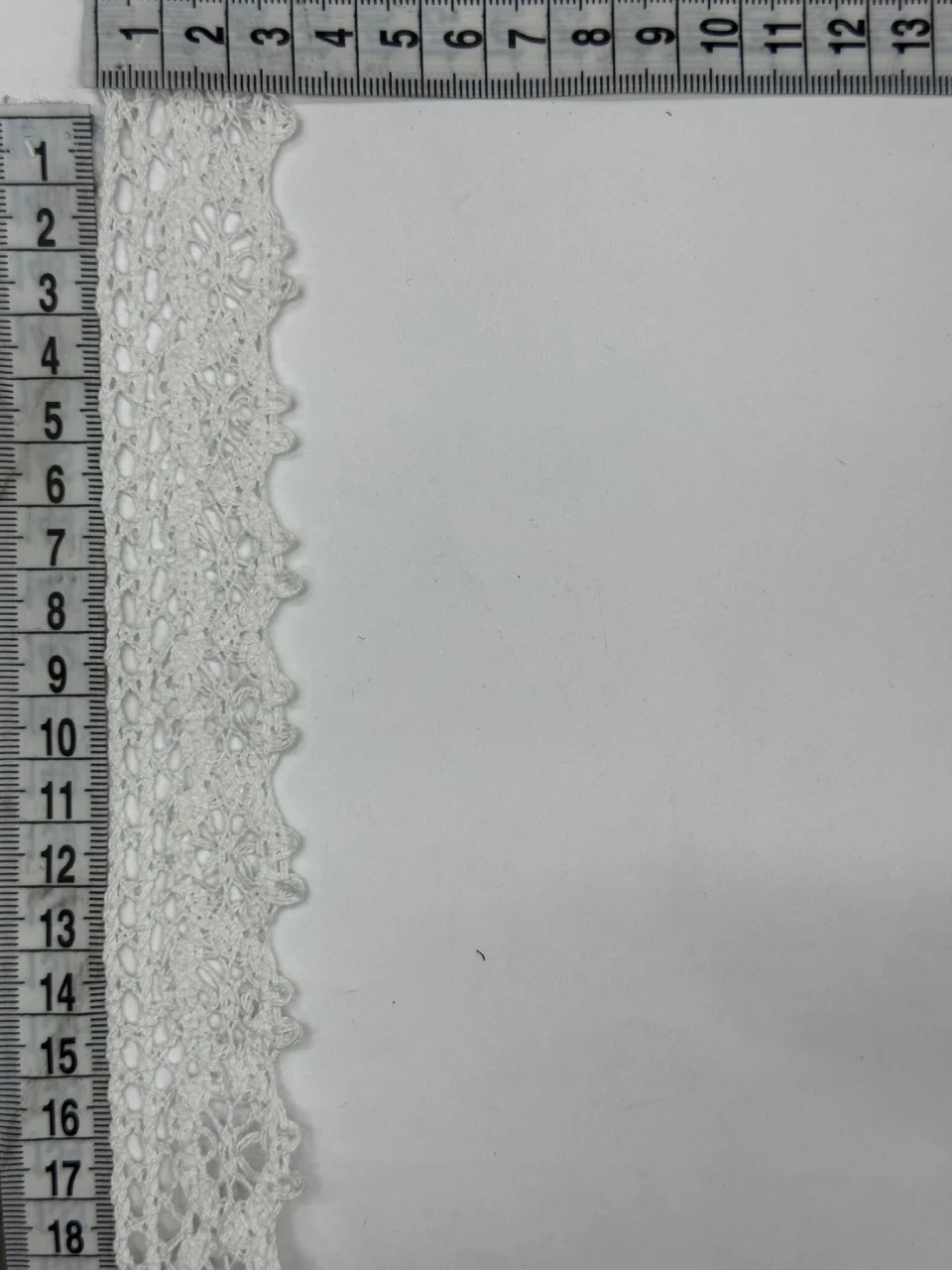 Мереживо макраме 8449 2,8 см (200 ярдів/182 м.), білий