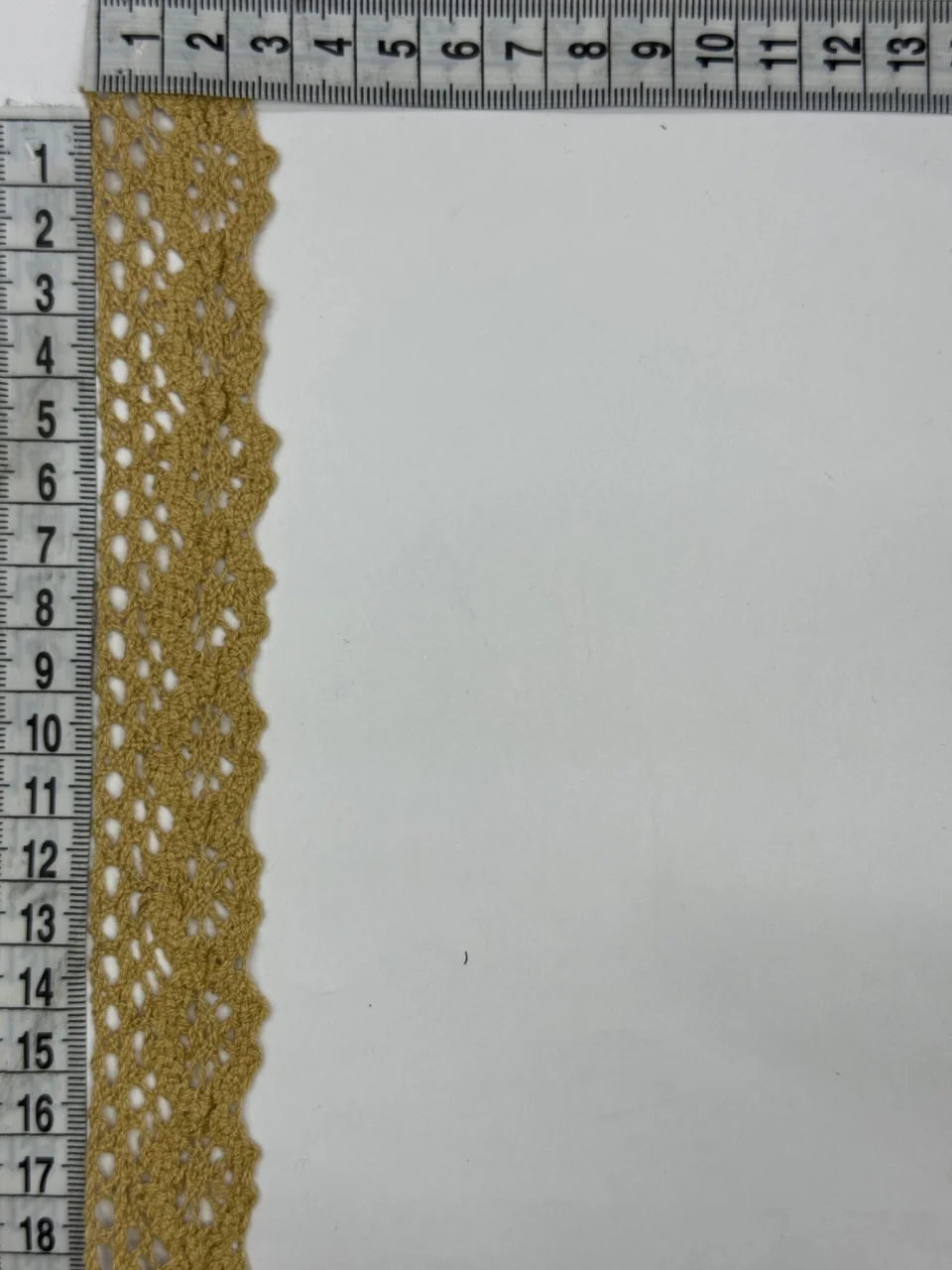 Мереживо макраме 8449 2,8 см (200 ярдів/182 м.), бежевий