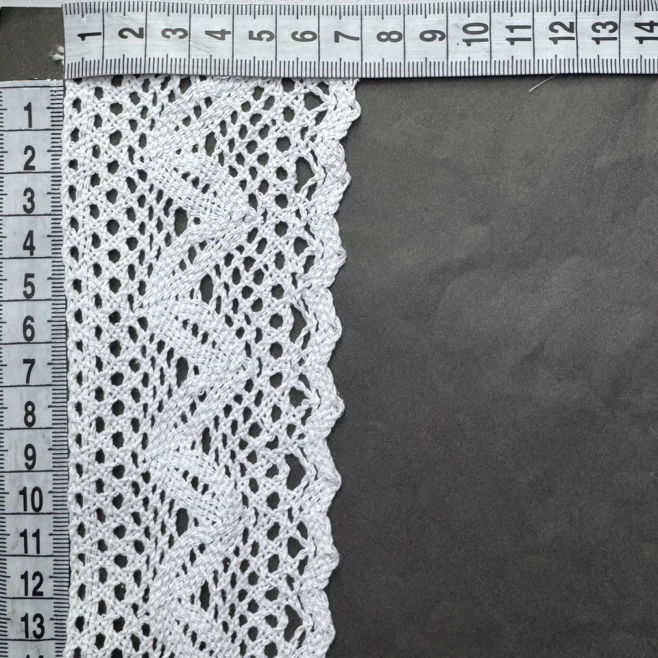 Мереживо макраме 8194 7 см.(100 ярдів/91,4 м.), білий