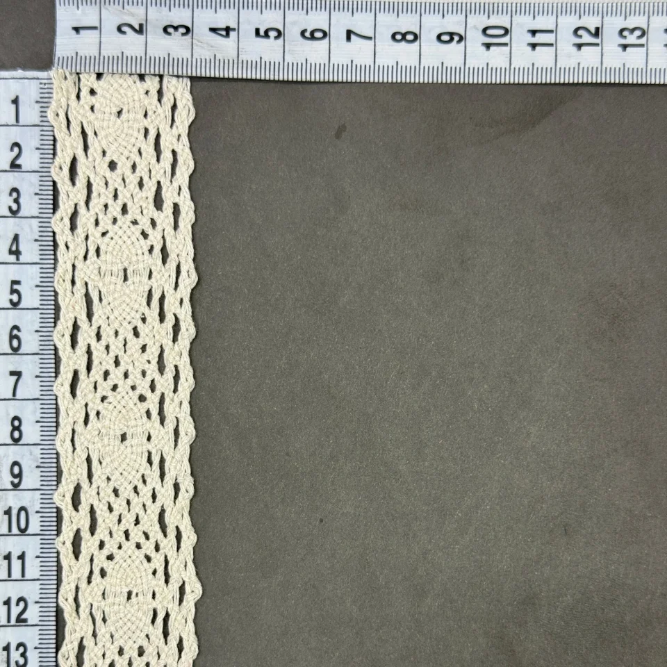 Кружево макраме 8021 3 см (200 ярдов/182,8 м.), бежевый