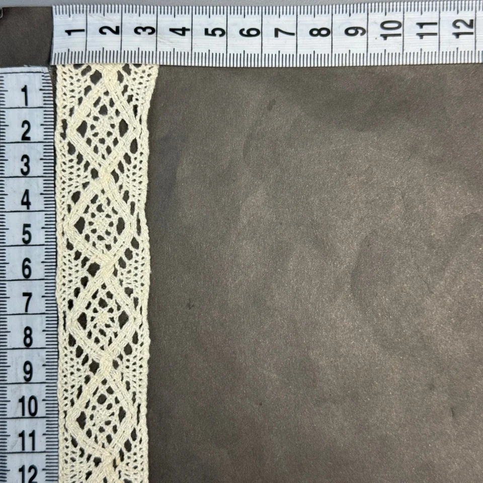 Мереживо макраме А6239 3 см (100 ярдів/91,4 м), бежевий