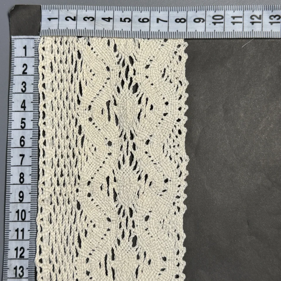 Мереживо макраме А6128 7,5 см.(50 ярдів/45,7 м), бежевий