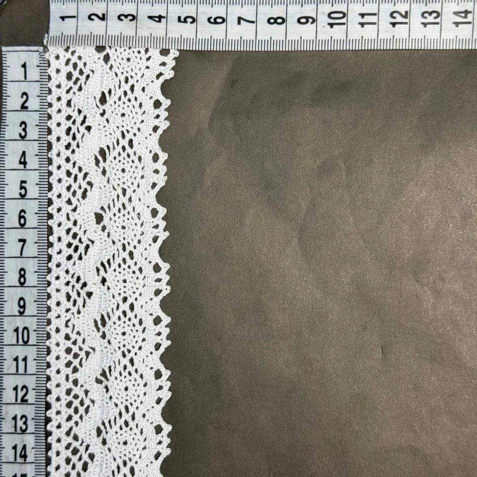 Мереживо макраме А 6474 4 см.(100 ярдів/91,4 м.), білий