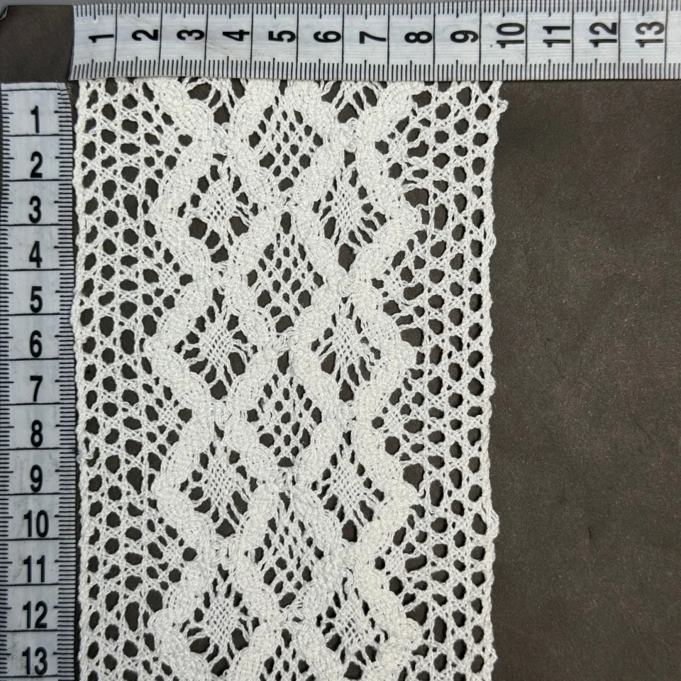 Мереживо макраме 7979 9.5 см(50 ярдів/45,7 м.), молочний