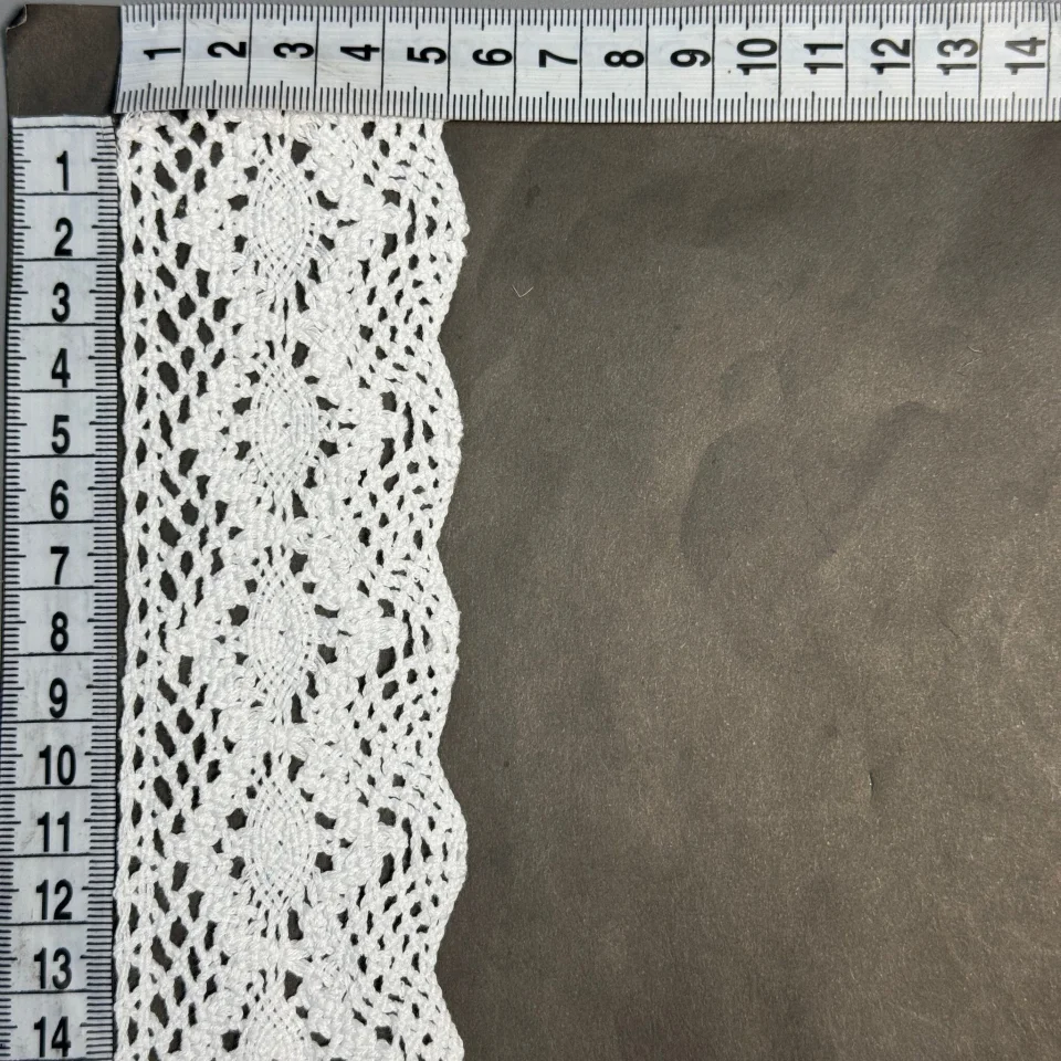 Мереживо макраме 8083 5.5 см.(50 ярдів/45,7 м.), білий