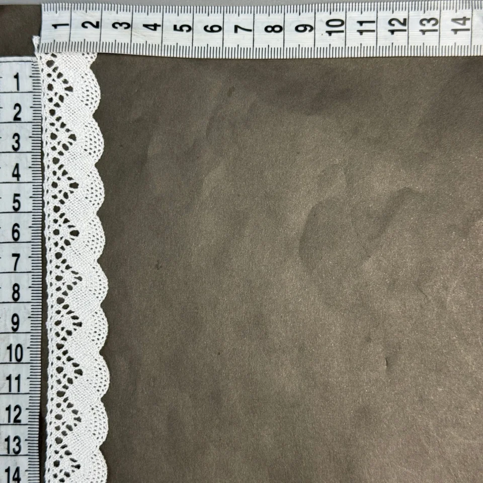 Мереживо макраме 11-5 2 см.(200 ярдів/182,8 м.), молочний