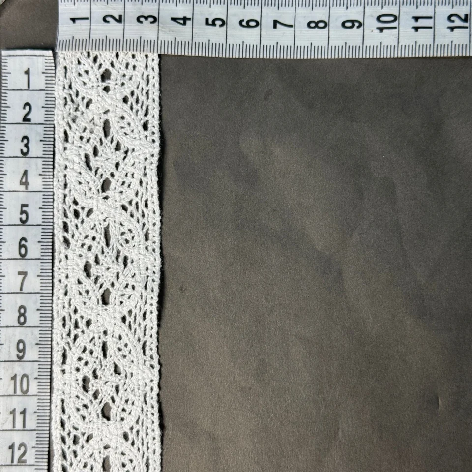 Мереживо макраме 8555 3 см. (200 ярдів/182,8 м.), білий