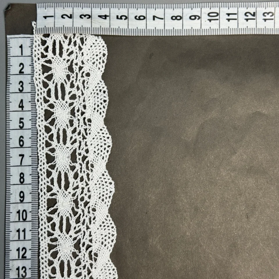 Мереживо макраме 8547 4 см (200 ярдів/182,8 м.), білий