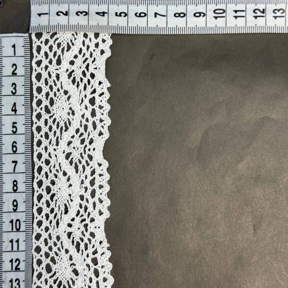 Мереживо макраме 5669 4 см (200 ярдів/182,8 м), білий