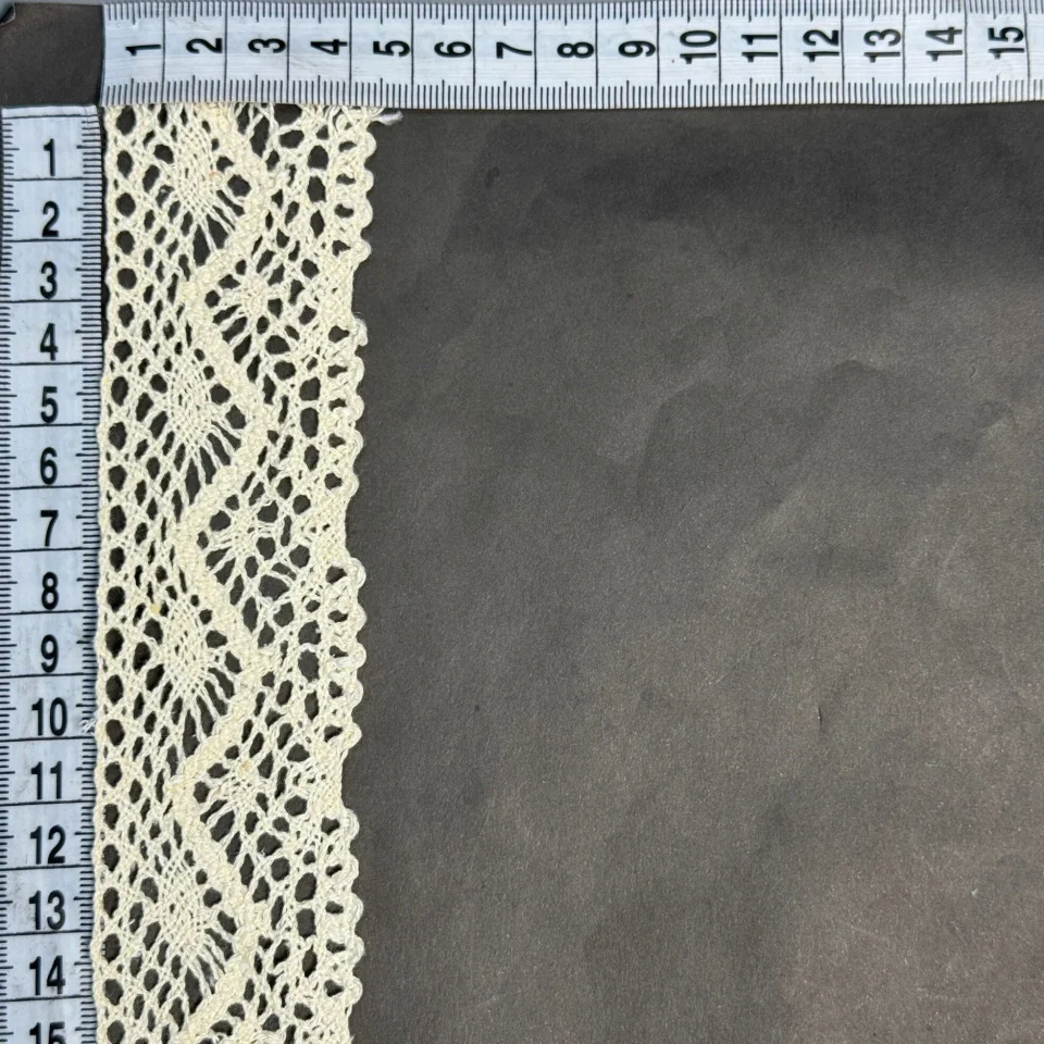 Мереживо макраме 5669 4 см (200 ярдів/182,8 м), бежевий