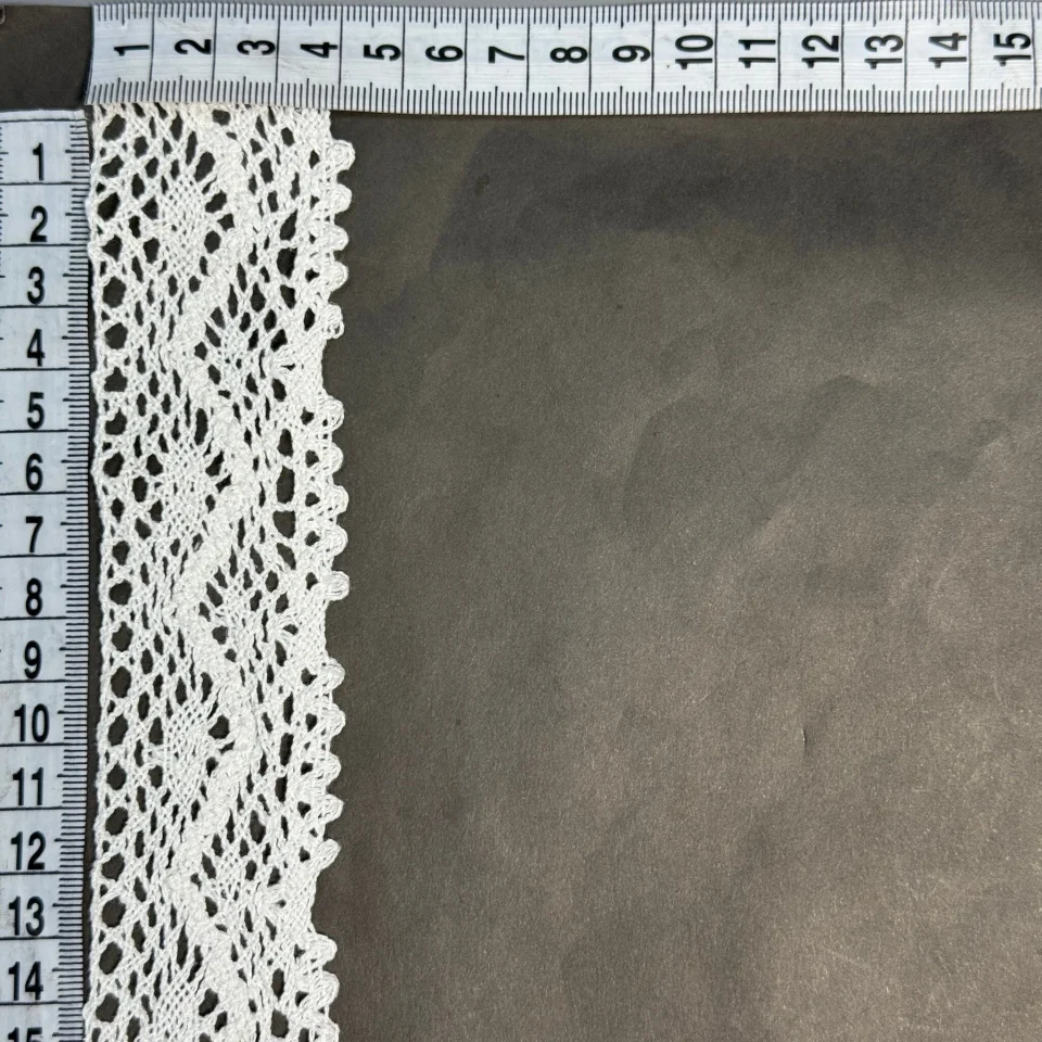 Мереживо макраме 5669 4 см (200 ярдів/182,8 м), молочний