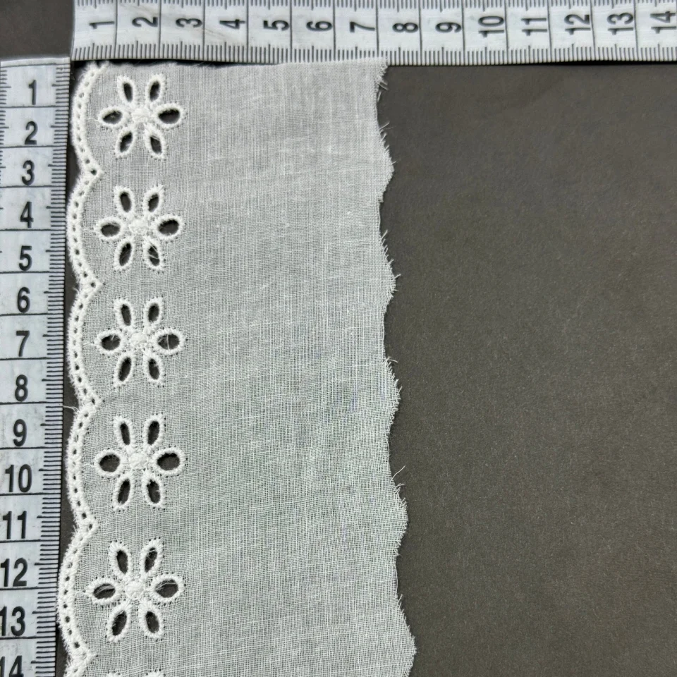 Мереживо прошва 5100 7 см.(150 ярдів/137,16 м.), білий