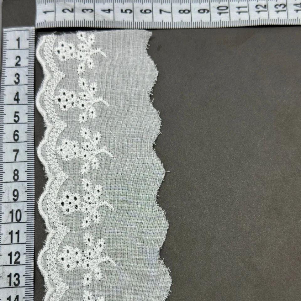 Мереживо прошва 5060 6 см.(300 ярдів/274,3 м.), Білий