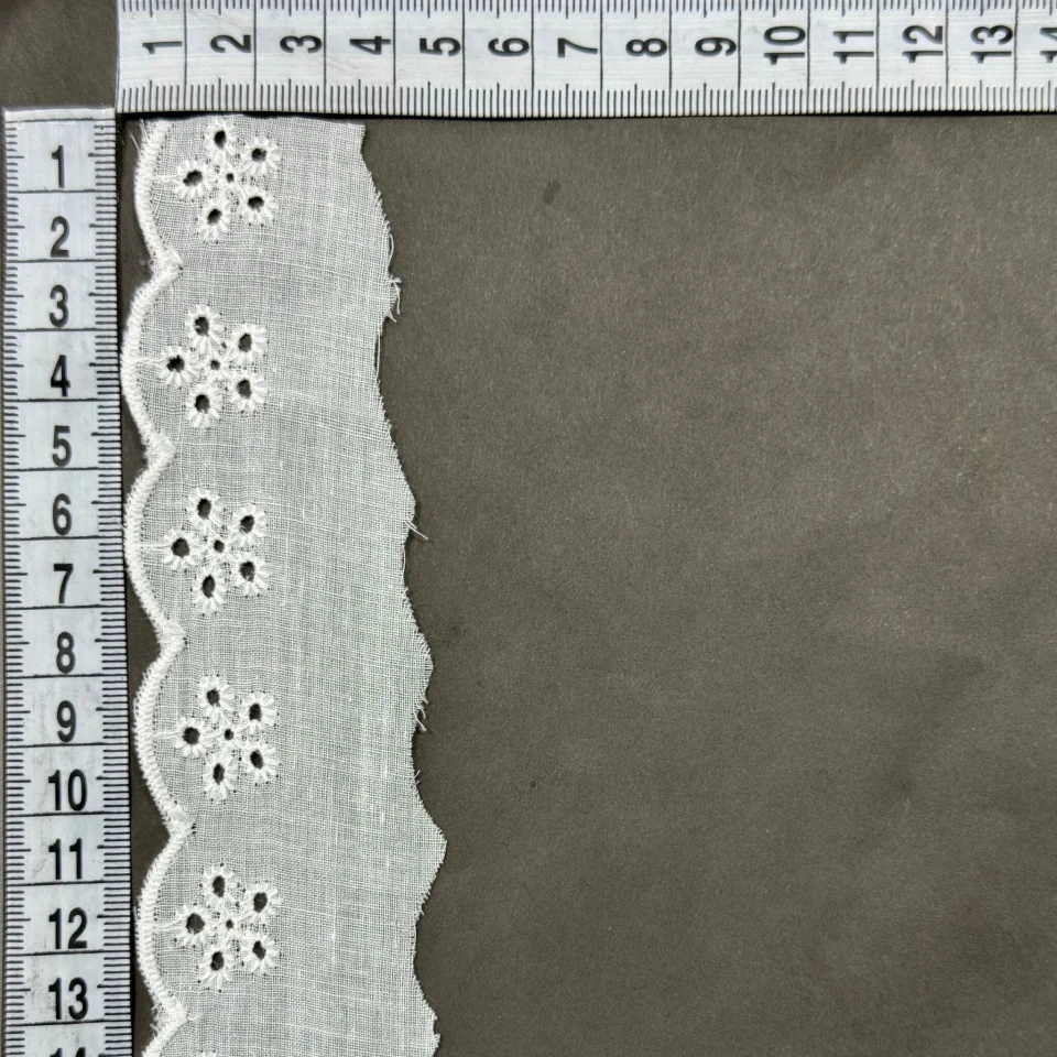 Мереживо прошва 8036 (160ярд./146,3 м.), Білий