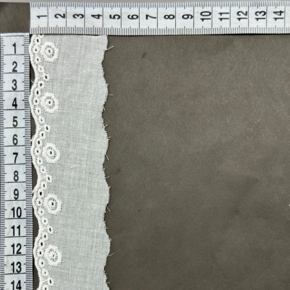 Мереживо прошва 8050 4,5 см.(30 ярдів/27,4 м.), Білий