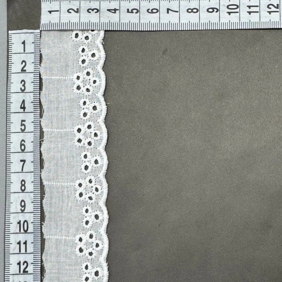 Мереживо прошва А17 3,5см.(20 ярдів/18,2 м.), білий
