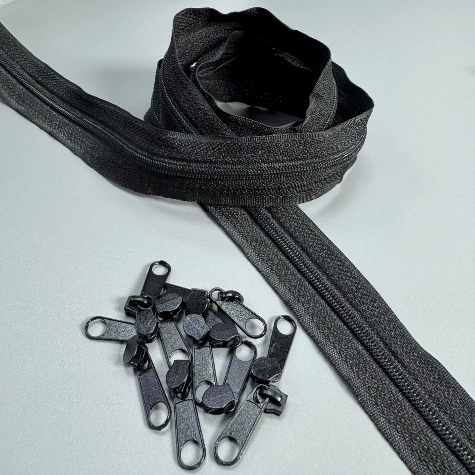 Бігунок для блискавки Т3 1000 шт., чорний