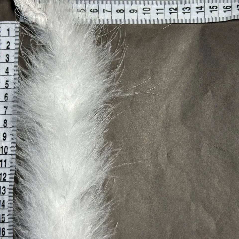 Пір'я боа 16 гр. (2 метра), 35 білий