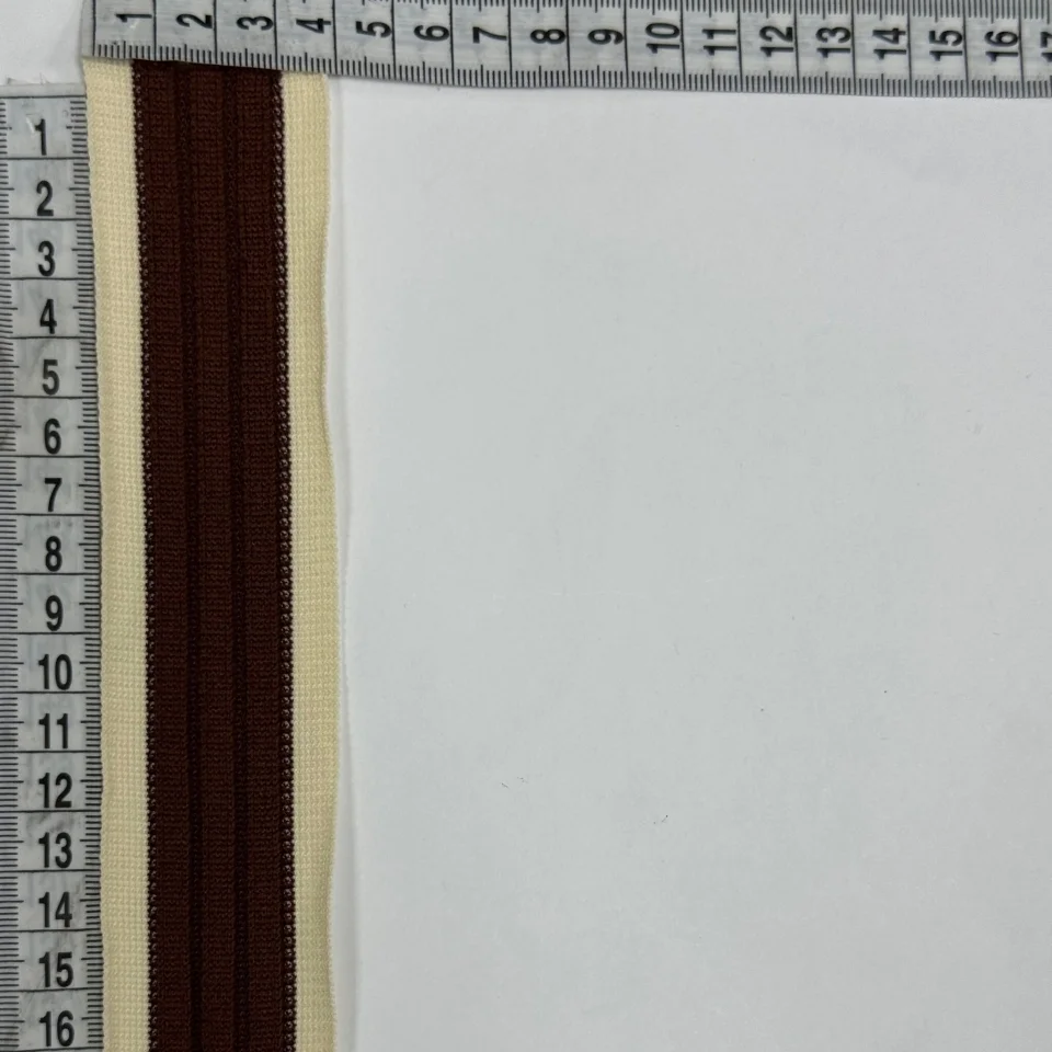 Лампас трикотажний D#4 4 см (50 м), C:2 шоколадний