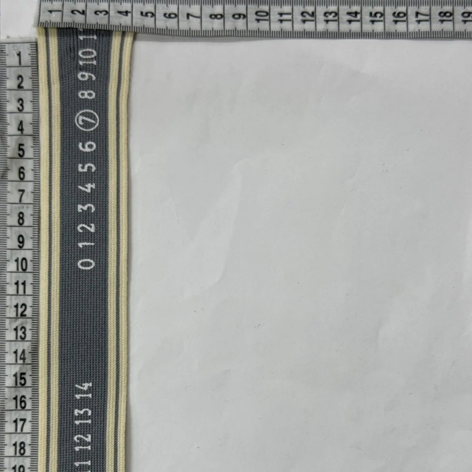 Лампас трикотажний D#5-2 цифри 0-14 4 см (50 м) , C:5 світло сірий