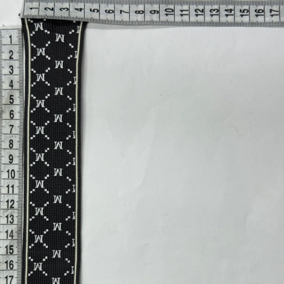 Лампас трикотажний D#7 M 4 см (50 м) , C:7 темно сірий