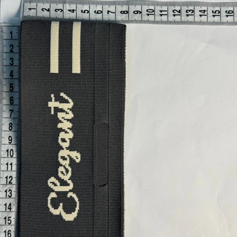 Пояс трикотажний довяз ELEGANT (8.5 см*90 см), темний сірий