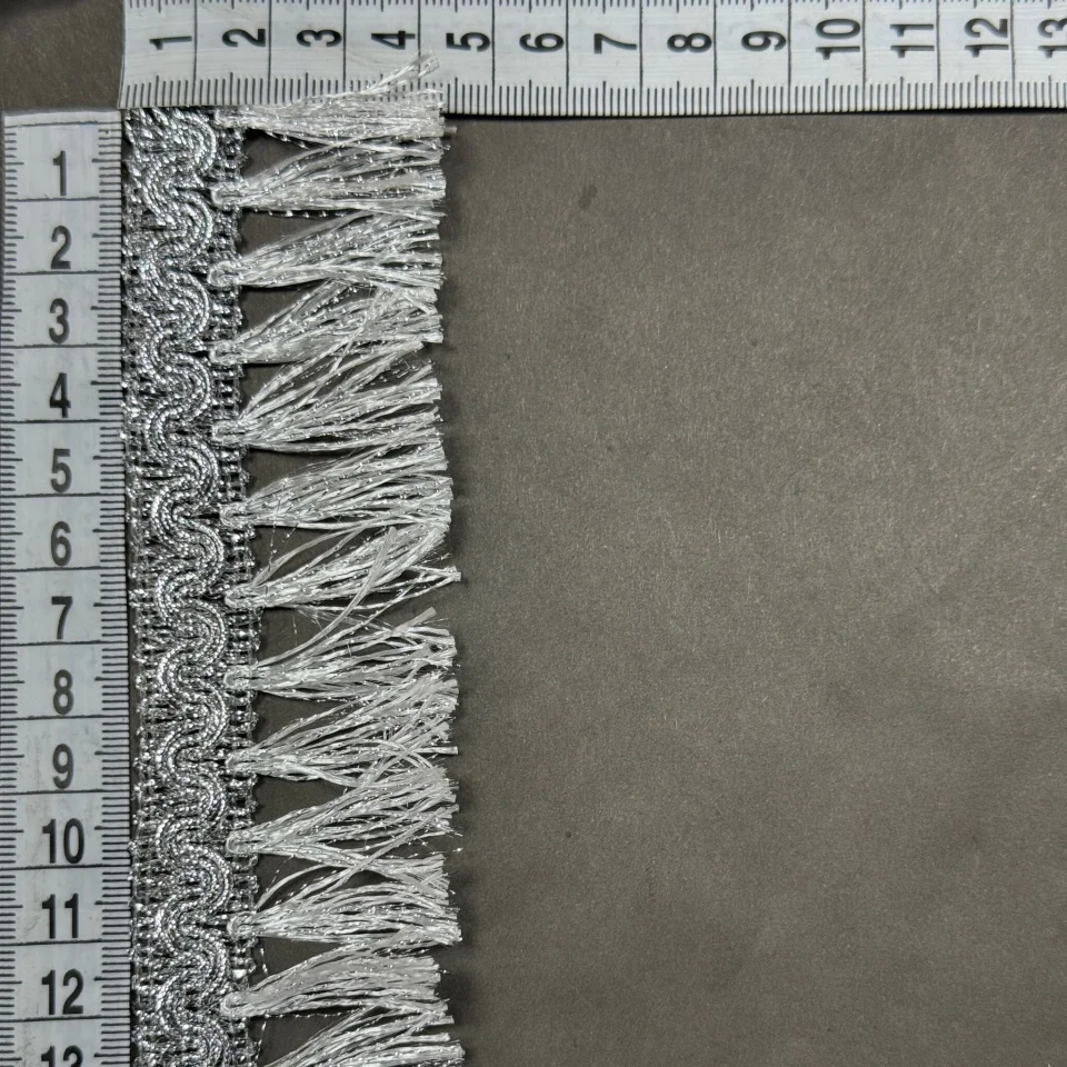 Тасьма люрекс 10436 (20 ярдів/18,28 м.), срібло