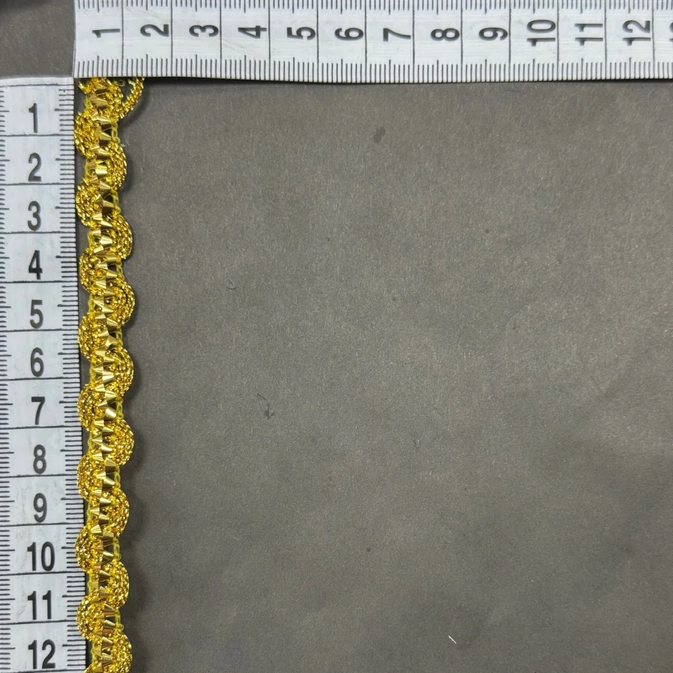 Тасьма люрекс 7339 (20 ярдів/18,28 м.), золото