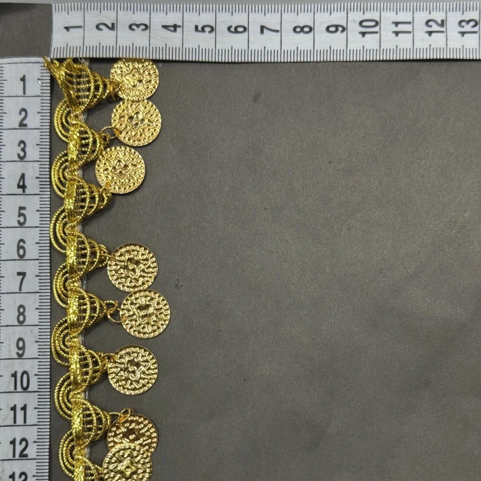 Тасьма люрекс 13-6511 (20 ярдів/18,28 м), золото