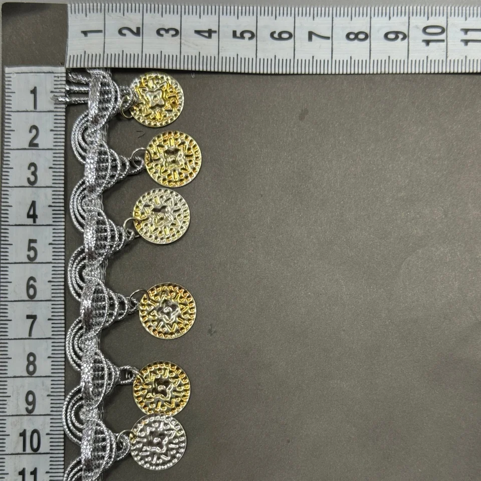 Тасьма люрекс 13-6511 (20 ярдів/18,28 м), срібло