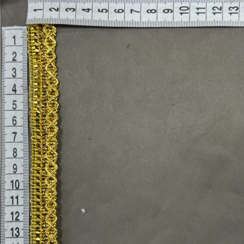 Тасьма люрекс 13-13434 (20 ярдів/18,28 м.), золото