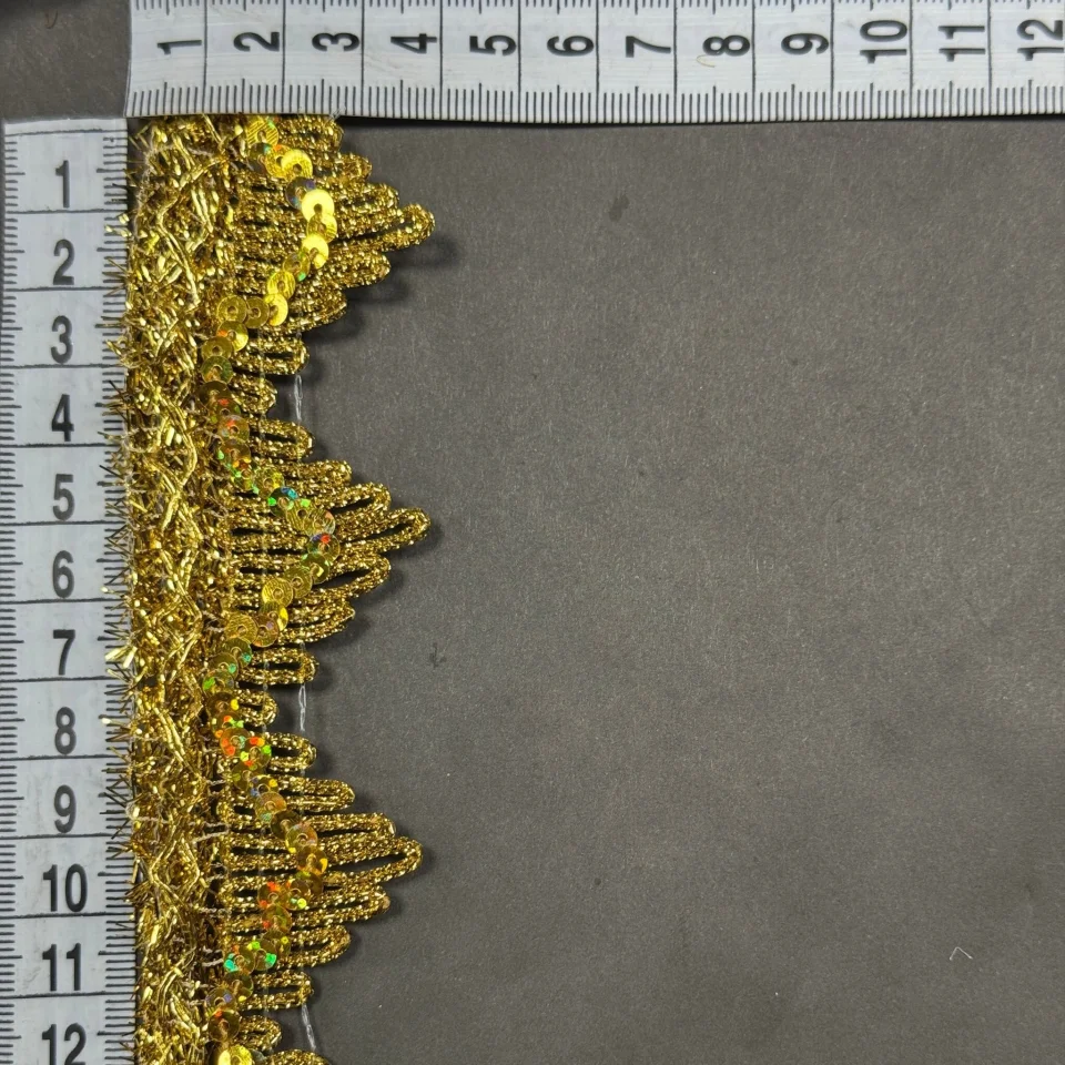 Тасьма люрекс 13-976 (20 ярдів/18,28 м.), золото