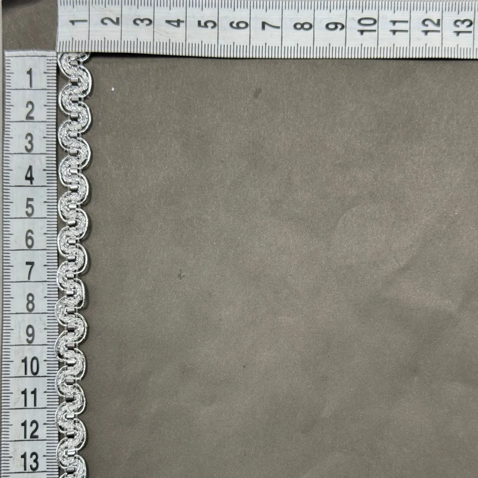 Тасьма люрекс 13-1096 (20 ярдів/18,28 м.), срібло