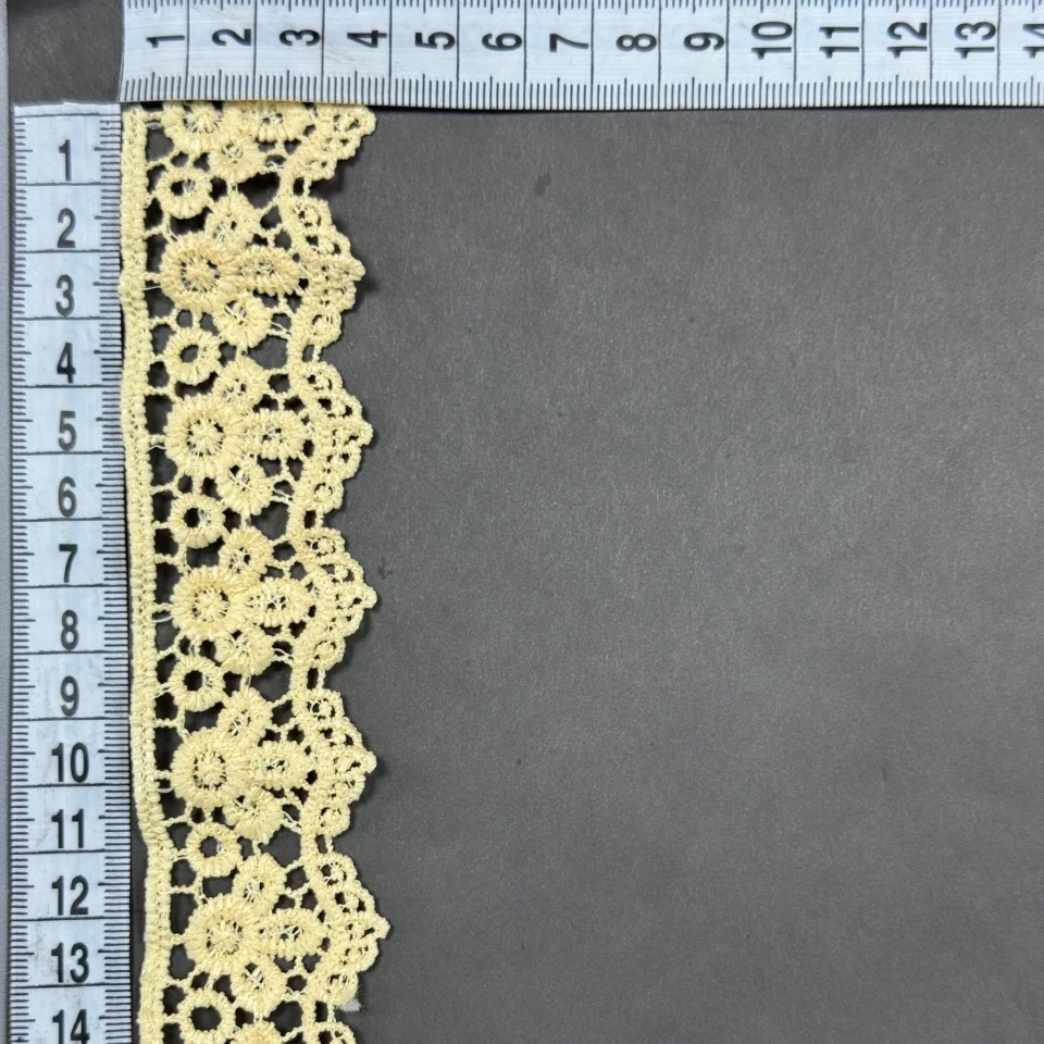 Кружева полиэстер 9029 4 см.(15 ярдов/13.5 м.), молочный