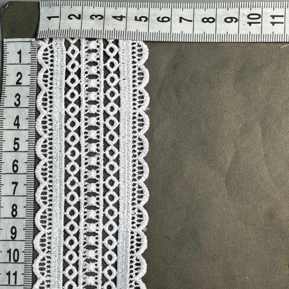 Мереживо поліестер ВВ104780 5 см. (15 ярдів/13.5 м.), білий