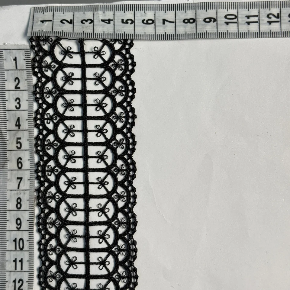 Кружево полиэстер ВВ103938 5 см.(15 ярдов/13.5 м.), черный