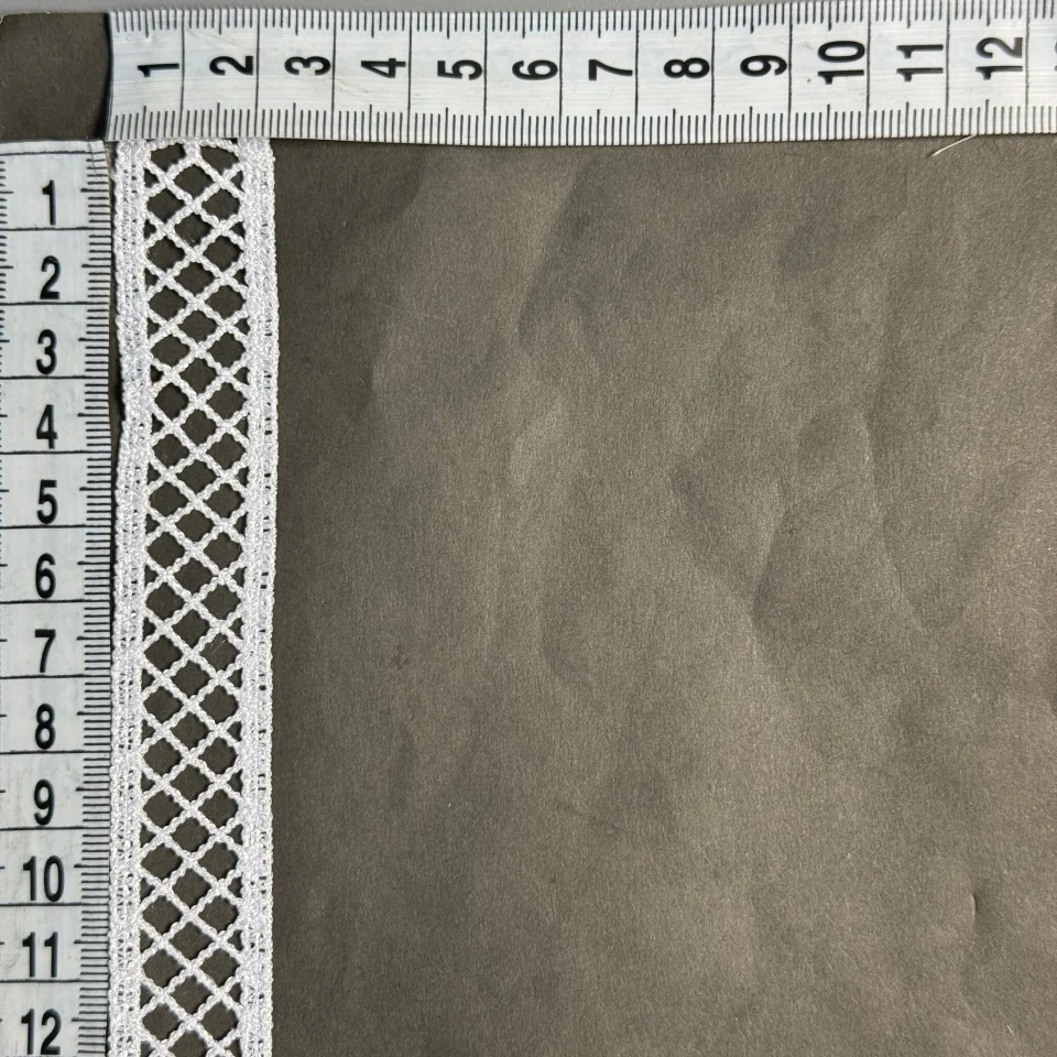 Кружево полиэстер ВВ601841 2,5 см.(30 ярдов/27.3 м.), теплый белый