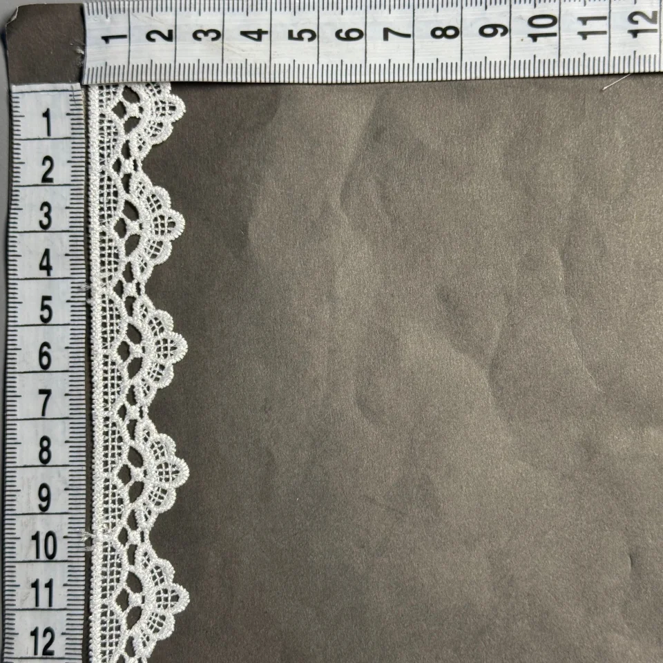 Кружево полиэстер ВВ104790 (30 ярдов/27.3 м), теплый белый